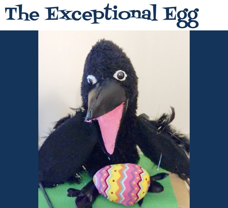 The Exceptional Egg Crow Photo