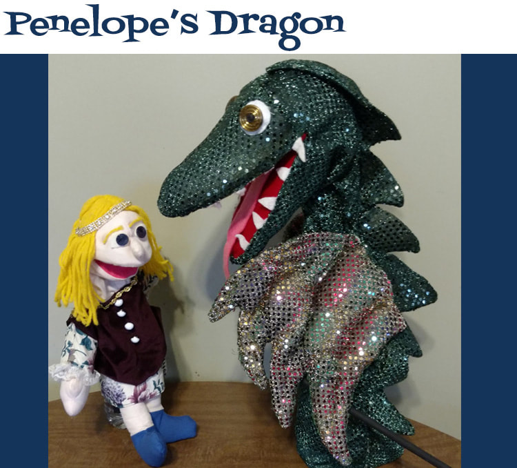 Penelope's Dragon Puppets